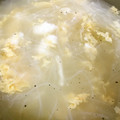 wemil's cooksnap of when they made 新玉ねぎと春雨のとろりん♪卵スープ.