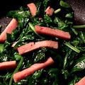 ame-ikuru's cooksnap of when they made 簡単！ほうれん草とスパムのバター醤油炒め.