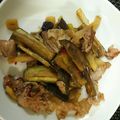 M130018's cooksnap of when they made なすとバラ肉の炒め物.