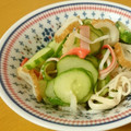 3yury's cooksnap of when they made きゅうりとカニカマのさっぱり和え.
