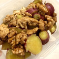 dxbphkoc's cooksnap of when they made さつま芋の鶏そぼろあんかけ.