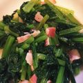 ラブミニ228's cooksnap of when they made ✽♥ベーコンと小松菜の簡単レンジソテー♥.