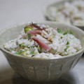 Hoink's cooksnap of when they made みょうがの甘酢漬けとしらすの混ぜご飯.