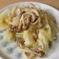 きらり流れ星's cooksnap of when they made きゃべつ＆しめじ de 和からし味噌炒め.