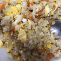 クック060LHF☆'s cooksnap of when they made 超簡単！パラパラマヨチャーハン♡子供喜.