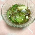 ぽぽきゅ's cooksnap of when they made 簡単サッパリ♬ もずくとえのきポン酢和え.