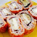 fuka6616's cooksnap of when they made ナスとチーズのミルフィーユカツ・豚カツ.