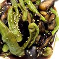 クック4NOBP5☆'s cooksnap of when they made ナスと万願寺唐辛子の甘酢煮浸し.