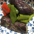 ちゃぎー's cooksnap of when they made めんつゆで簡単！ナスとピーマンの揚げ浸し.