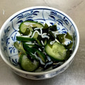 とみきりん's cooksnap of when they made シラスときゅうりとワカメの酢の物.