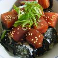 やなえ's cooksnap of when they made 【簡単】まぐろの中華ユッケ風.