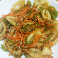 たく＆かずママ's cooksnap of when they made 人参とピーマンとちくわの甘辛炒め.