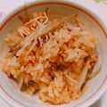 なつんこ★'s cooksnap of when they made 簡単！ 鶏 ごぼうの 炊き込みご飯.
