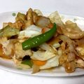つばみ♡'s cooksnap of when they made お肉柔らか＊鶏胸肉のガリバタマヨ炒め.