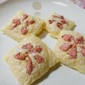 yasutonton's cooksnap of when they made 桜のチーズ煎餅.