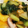 SHⅰ's cooksnap of when they made 豚肉とチンゲン菜のオイスターソース炒め.