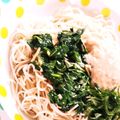 ぐりtoぐら's cooksnap of when they made モロヘイヤで冷やしトロソバ.