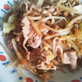 茶トラキッズ's cooksnap of when they made 豚肉100Ｇで！簡単♪肉野菜炒め.
