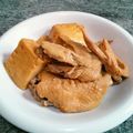 ebipeco's cooksnap of when they made 厚揚げと鶏手羽肉の煮物.