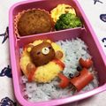 ぽめchan's cooksnap of when they made キャラ弁☆コロコロウインナーのリラックマ.