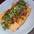 амвёя's cooksnap of when they made ズボラな♪豆腐ステーキ きのこ添え.