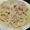 クックFDPNRJ☆'s cooksnap of when they made バジルのクリームソースパスタ.