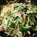 Sizuku04's cooksnap of when they made 簡単 ササッと！水菜とタケノコの炒め物☆.