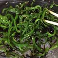 雛の母's cooksnap of when they made レンジで超簡単！ピーマンと塩昆布の和え物.
