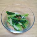 puyo_e's cooksnap of when they made 小松菜のニンニク炒め！.
