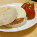 ゆきえまる's cooksnap of when they made 男のロマンだ！厚切りハムで豪快マフィン！.