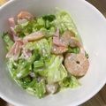 maaamei's cooksnap of when they made 【エビとレタスのガーリックマヨサラダ】♪.