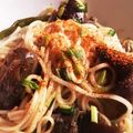 そみゆ's cooksnap of when they made お昼に簡単♡茄子と残り物の素麺炒め.