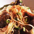 そみゆ's cooksnap of when they made お昼に簡単♡茄子と残り物の素麺炒め.