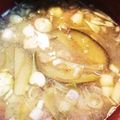 智恵ちゃんのつく恋慕's cooksnap of when they made ナスの味噌汁にミョウガの吸い口.