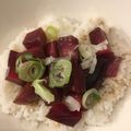 starwars3's cooksnap of when they made まぐろの漬け丼☆.