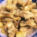 visiblemom's cooksnap of when they made 手羽元と大根のニンニク生姜の胡麻煮♪.