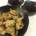 papikun's cooksnap of when they made ボリューム満点★フライパンで簡単かきあげ.