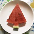 ゆうちゃんシェフ's cooksnap of when they made 子供が喜ぶ！スイカの切り方.
