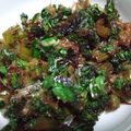 yahoooh's cooksnap of when they made 常備菜に！かぶの葉炒め.