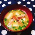 のんべぇヒロ's cooksnap of when they made 甘エビのみそ汁.