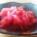 Bubinga's cooksnap of when they made 紫玉ねぎとパプリカの甘酢漬け.