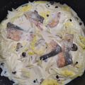 こまめ's cooksnap of when they made 鮭と白菜のクリーム煮.