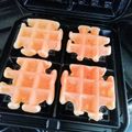 dangomuso's cooksnap of when they made アメリカンワッフル.