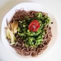 ヌラリン's cooksnap of when they made おろしキュウリと梅の「さっぱり蕎麦」.