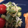 rozako's cooksnap of when they made 骨粗鬆症対策！たっぷりしらすオクラ.