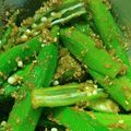SKB34's cooksnap of when they made オクラのごま和え.