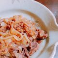 上条真由's cooksnap of when they made 牛肉と糸こんの甘辛味噌煮.