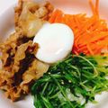 クーロ00's cooksnap of when they made 春野菜たっぷり、彩りビビンバ.
