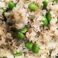 カナmanma's cooksnap of when they made 梅＋枝豆＋ごはん＝さっぱり混ぜごはん！.