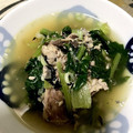 クック50OAJY☆'s cooksnap of when they made 鯖缶と小松菜のさっと煮.
